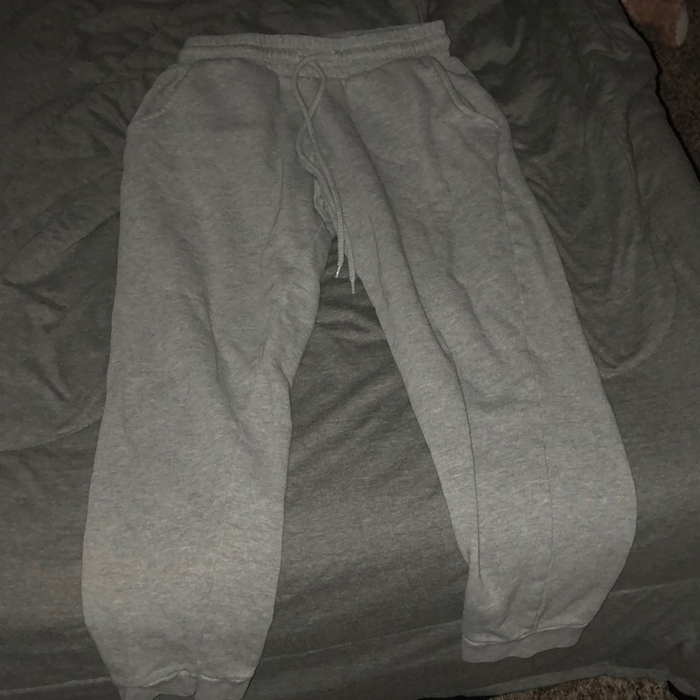 Grey sweat pants